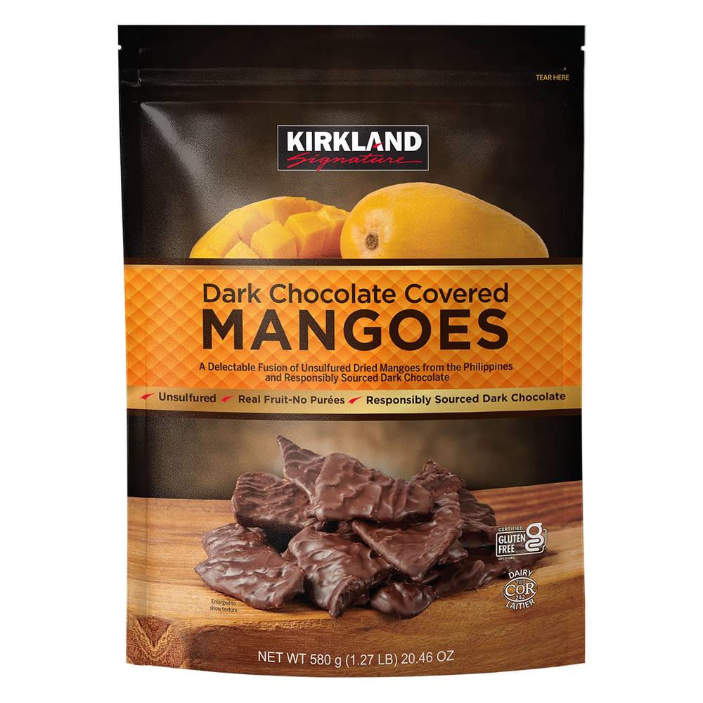 Kirkland Signature Dark Chocolate Covered Mangoes, 20.46 oz