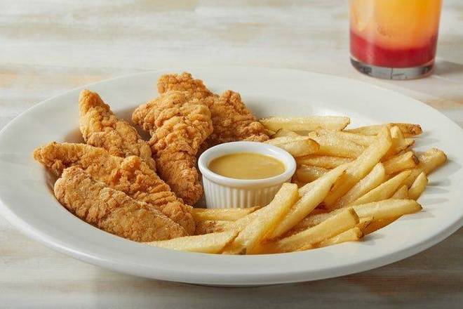 Crispy Chicken Strips and Fries