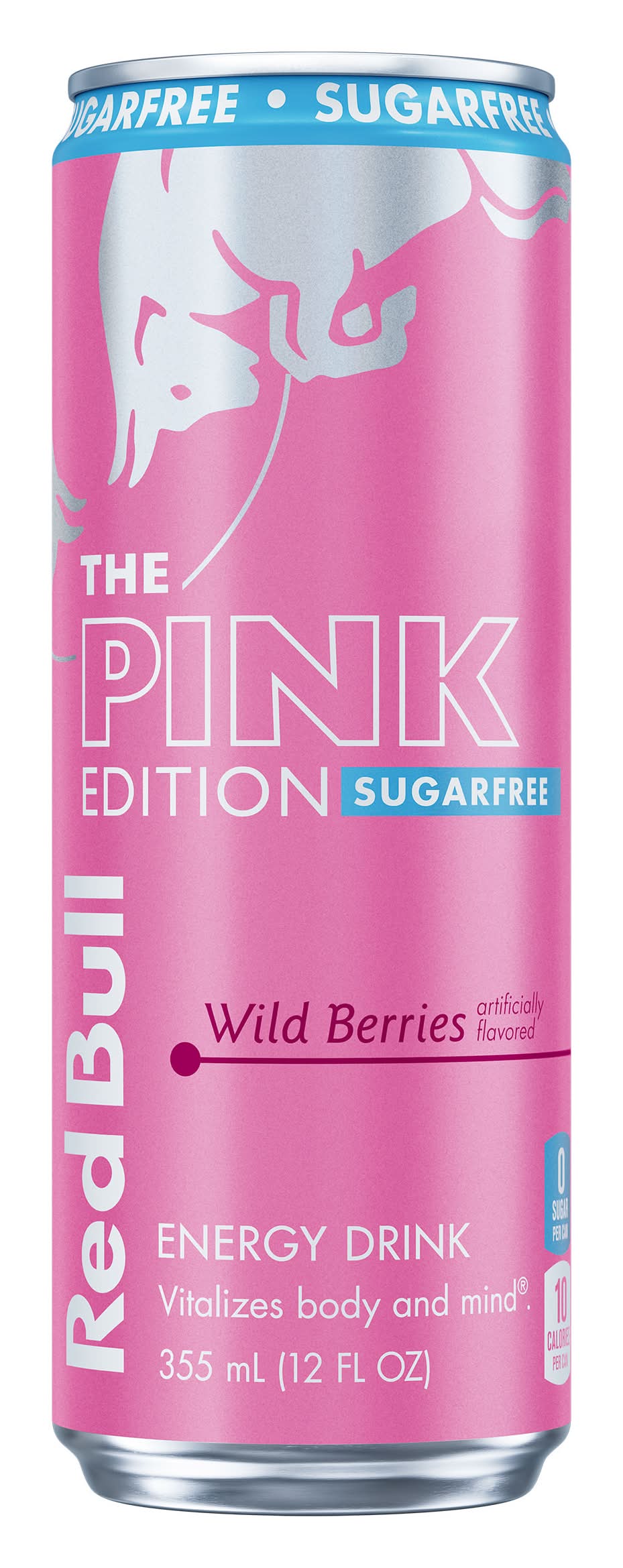 Red Bull The Pink Edition Sugar Free Energy Drink, Wild Berries (12 fl oz)