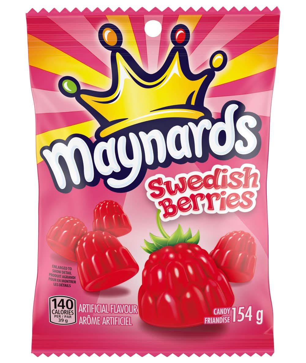 Maynards Bassetts Gummy Candy, Swedish Berries (154 g)