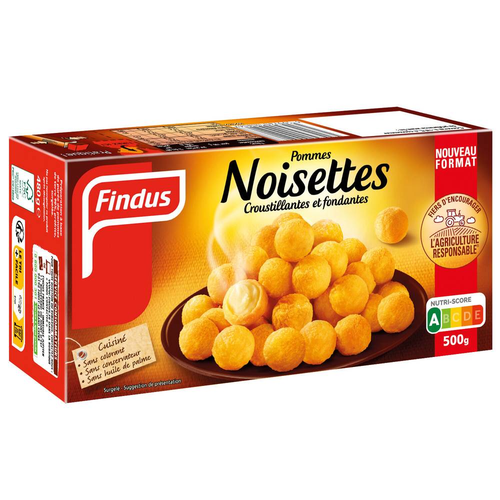 Findus - Pommes noisettes croustillantes et fondantes