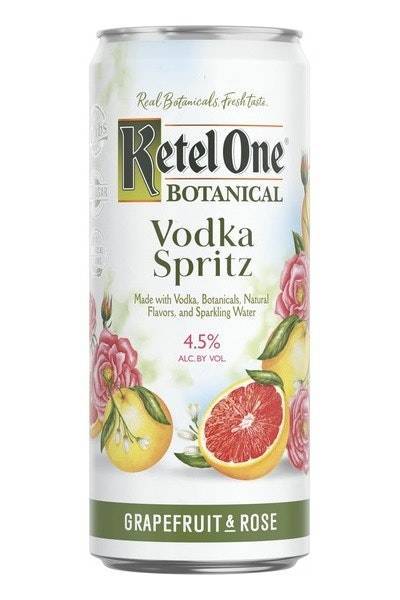 Ketel One Botanical Grapefruit & Rose Spritz Vodka (4 ct, 12 fl oz)