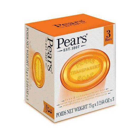 Pears Gentle Care Transparent Soap (3 x 75 g)