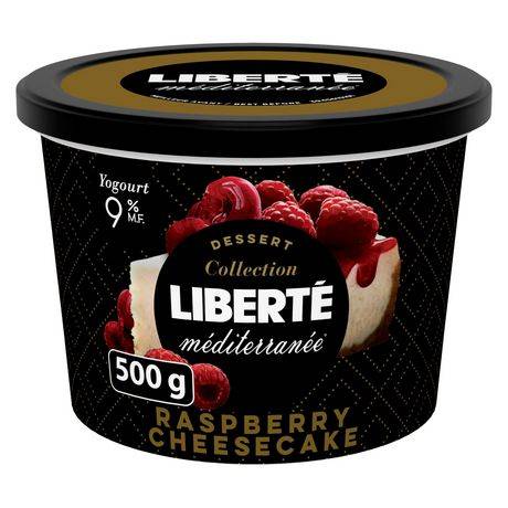 Liberté Méditerranée Raspberry Cheesecake Yogurt (500 g)