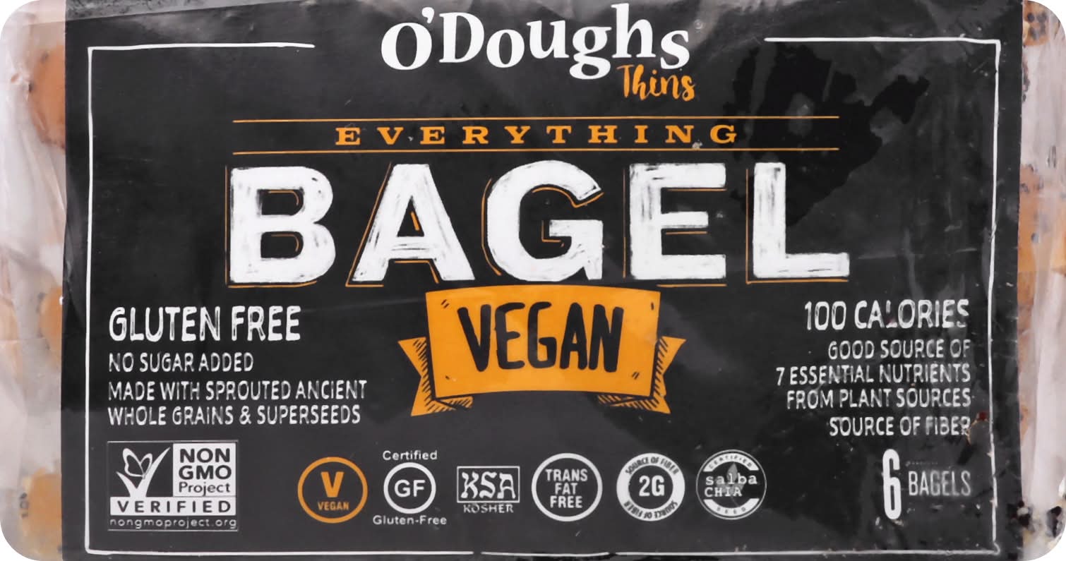 O'Doughs Vegan Bagels (10.6 oz)