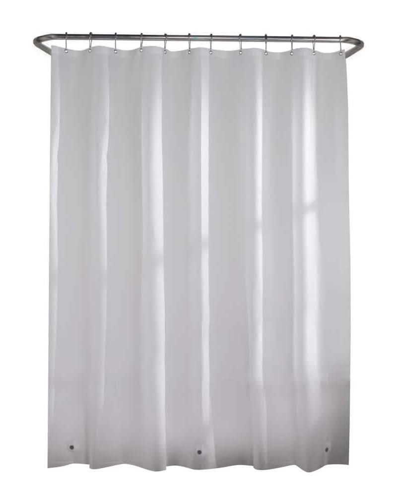 Glacier Bay Peva 70 In. W X 72 In. L Frosted Clear Shower Curtain Liner