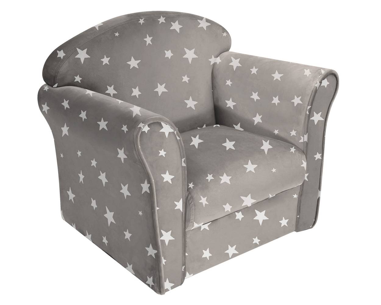 M+design sillón infantil estrellas gris (50 x 40 x 44 cm)