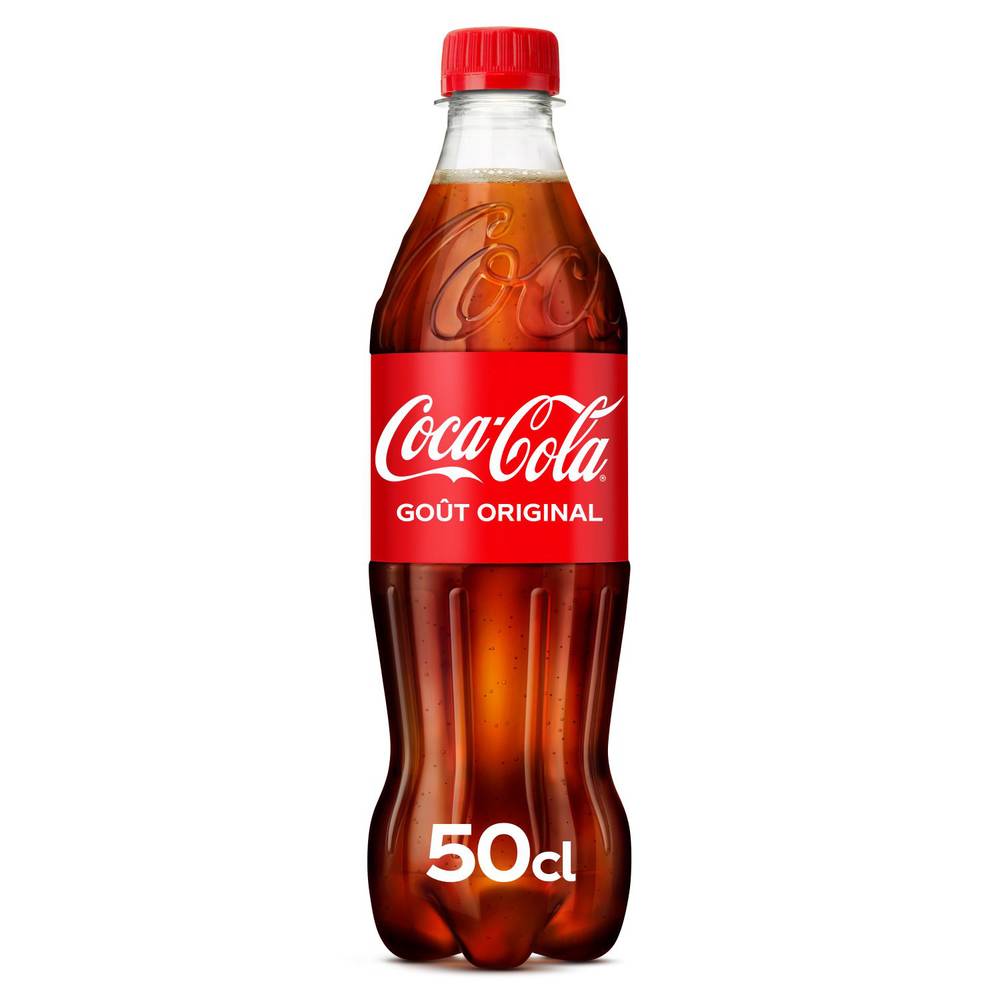 Coca-Cola - Boisson rafraîchissante goût original (500ml)