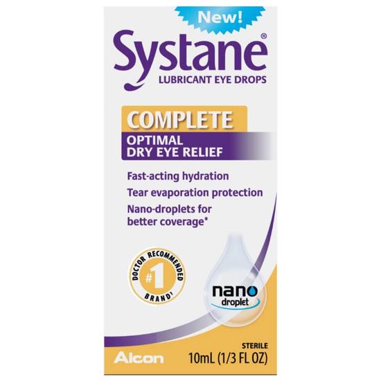 SYSTANE COMPLETE Lubricant Eye Drops 10ml, Single