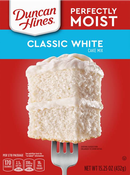 Duncan Hines Perfectly Moist Classic White Cake Mix