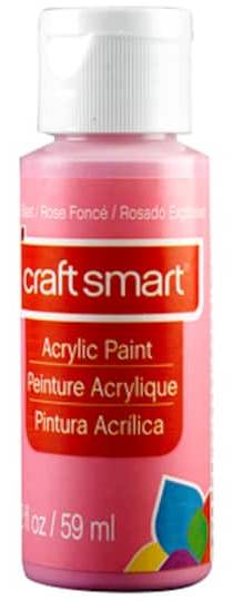 Craft Smart Acrylic Paint, Pink Blast (2 fl oz)