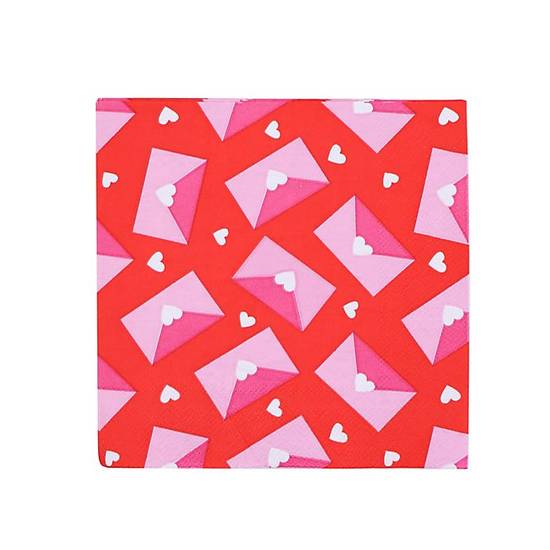 H for Happy™ 36-Count Valentine's Day Envelope Lunch Napkins in Pink