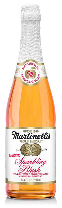 Martinelli's · Jugo espumante manzana y frambuesa (750 ml)