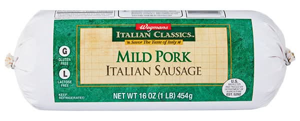 Wegmans Italian Classics Mild Pork Italian Sausage