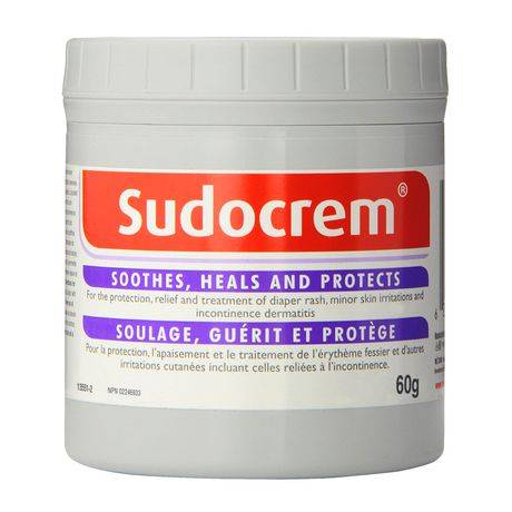 Sudocrem crème cicatrisante érythème fessieri irritations cutanées mineures