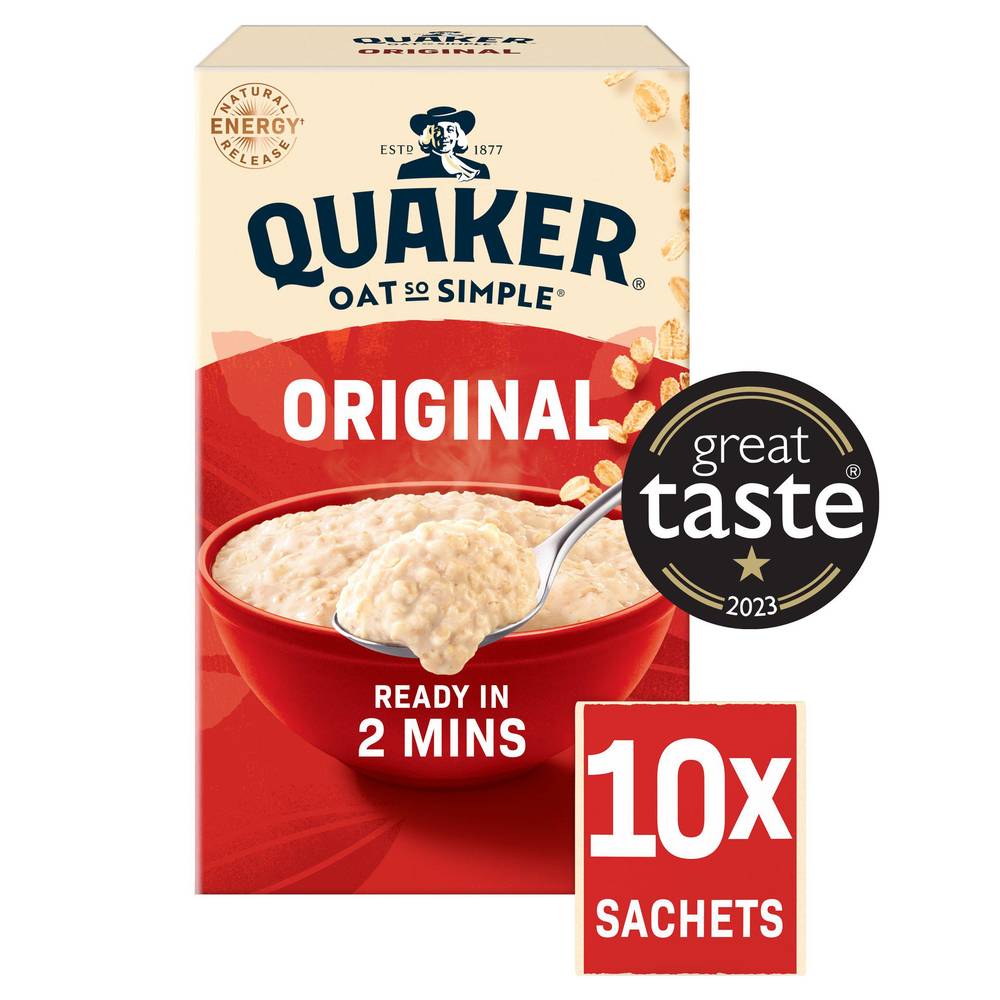 Quaker Oat So Simple Original Porridge Sachets 10x27g