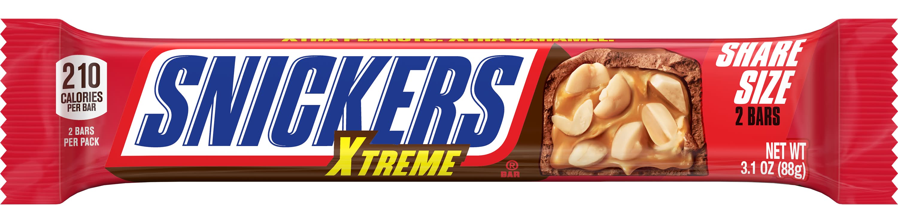 Snickers Xtreme Chocolate Bar (3.1 oz, 2 ct)
