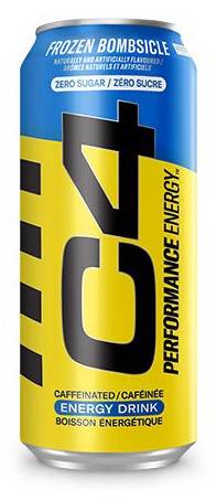 C4 Performance Energy Popsicle Zero Sugar Energy Drink, Grape (473 ml)