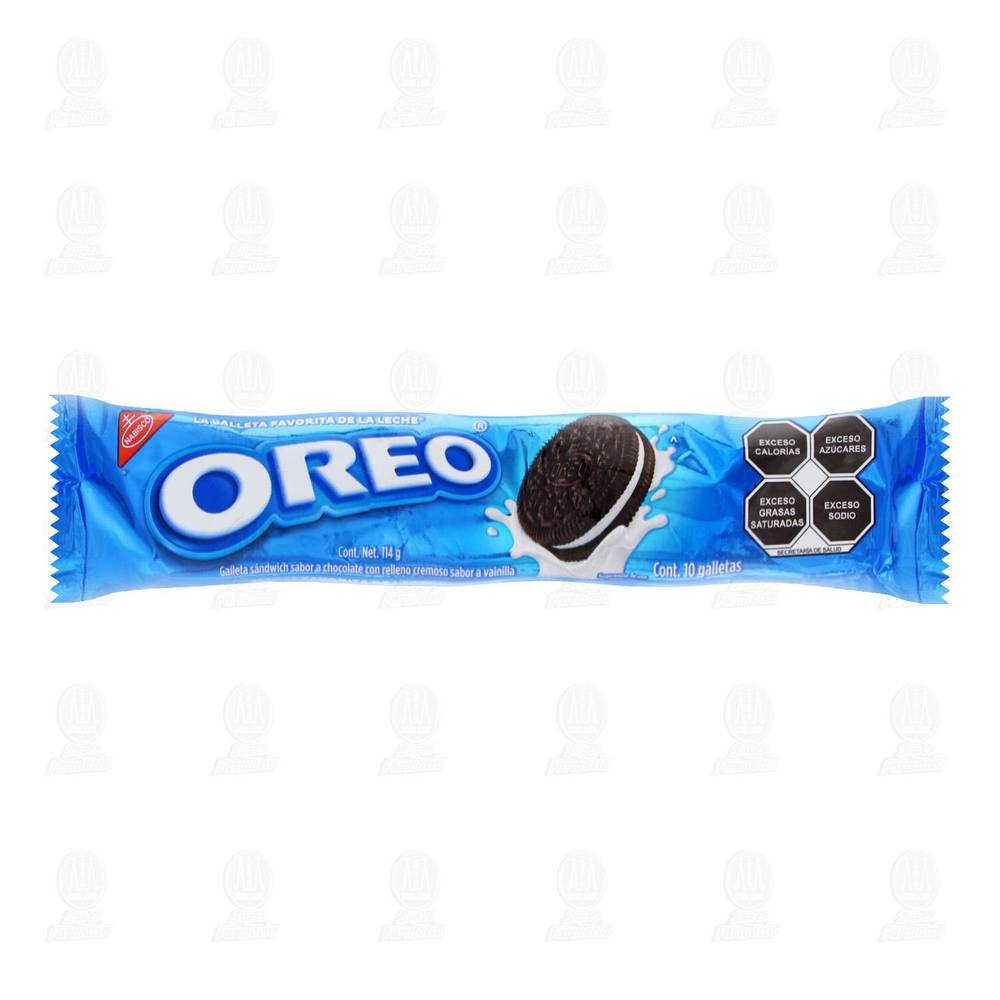 Oreo · Galletas de chocolate rellenas (114 g)