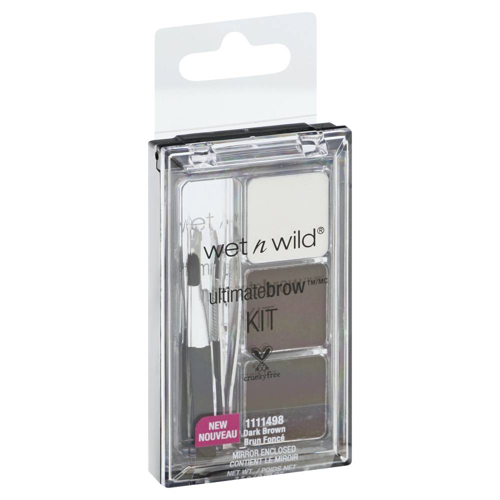 Wet N Wild Dark Brown Ultimate Brow Kit