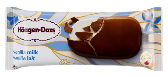 Häagen-Dazs Milk Chocolate Ice Cream Bar, Vanilla (88 ml)
