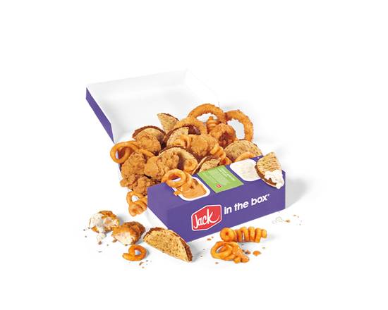 Jack's Fan Favs box w/ Crispy Boneless Wings