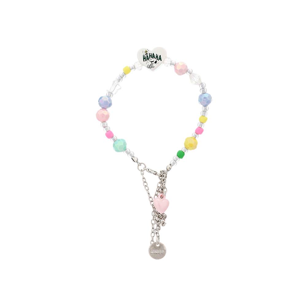 Pulsera Cuentas Sintética Multicolor       Snoopy