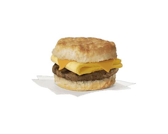 Order Breakfast Egg And Sausage Biscuit Sandwich food online from Chevron Extramile store, Everett on bringmethat.com