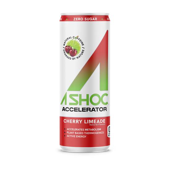 A Shoc Accelerator Zero Sugar Energy Drink Cherry Limeade (12 oz)