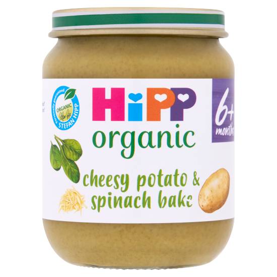 HiPP Organic Cheesy Potato & Spinach Bake 6+ Months Baby Food