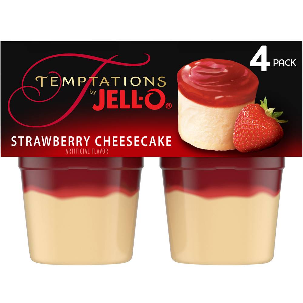 Jell-O Temptations Strawberry Cheesecake Snacks