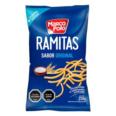 Marco polo ramitas saladas (bolsa 250 g)