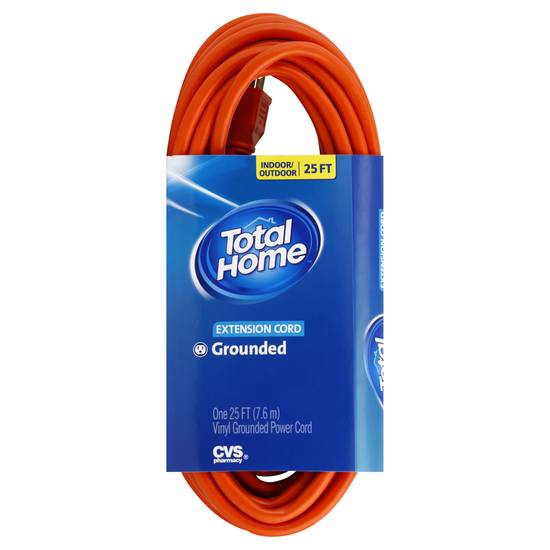 Cvs Total Home Extension Cord Grounded (25 ft)