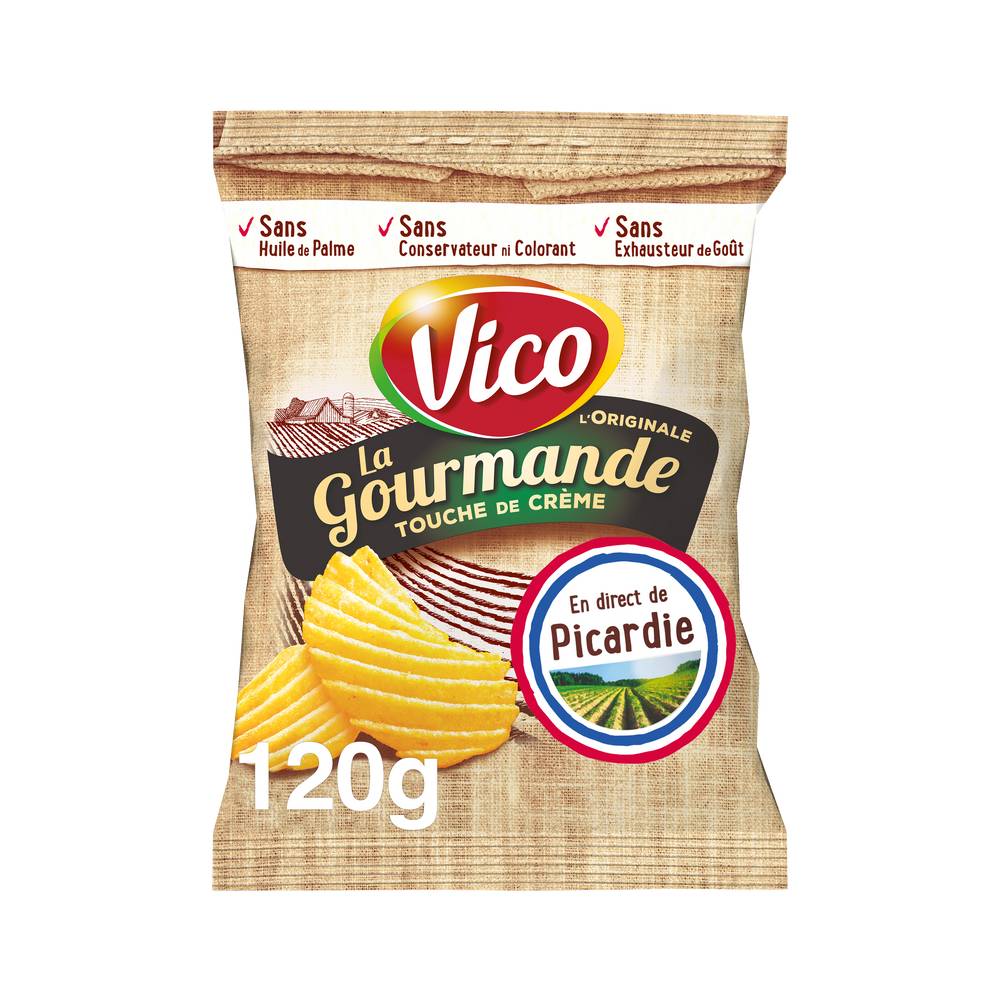 Vico - La gourmande chips ondulées de pomme de terre