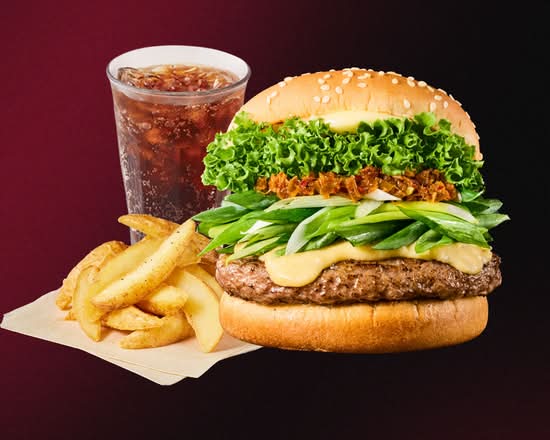 [セット]九条ネギと西京味噌の黒毛和牛バーガー