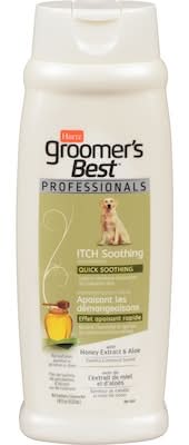 Hartz groomers meilleur shampooing professionnel apaisant contre les démangeaisons pour chiens - hartz groomer's best itch soothing dog shampoo (532 ml)