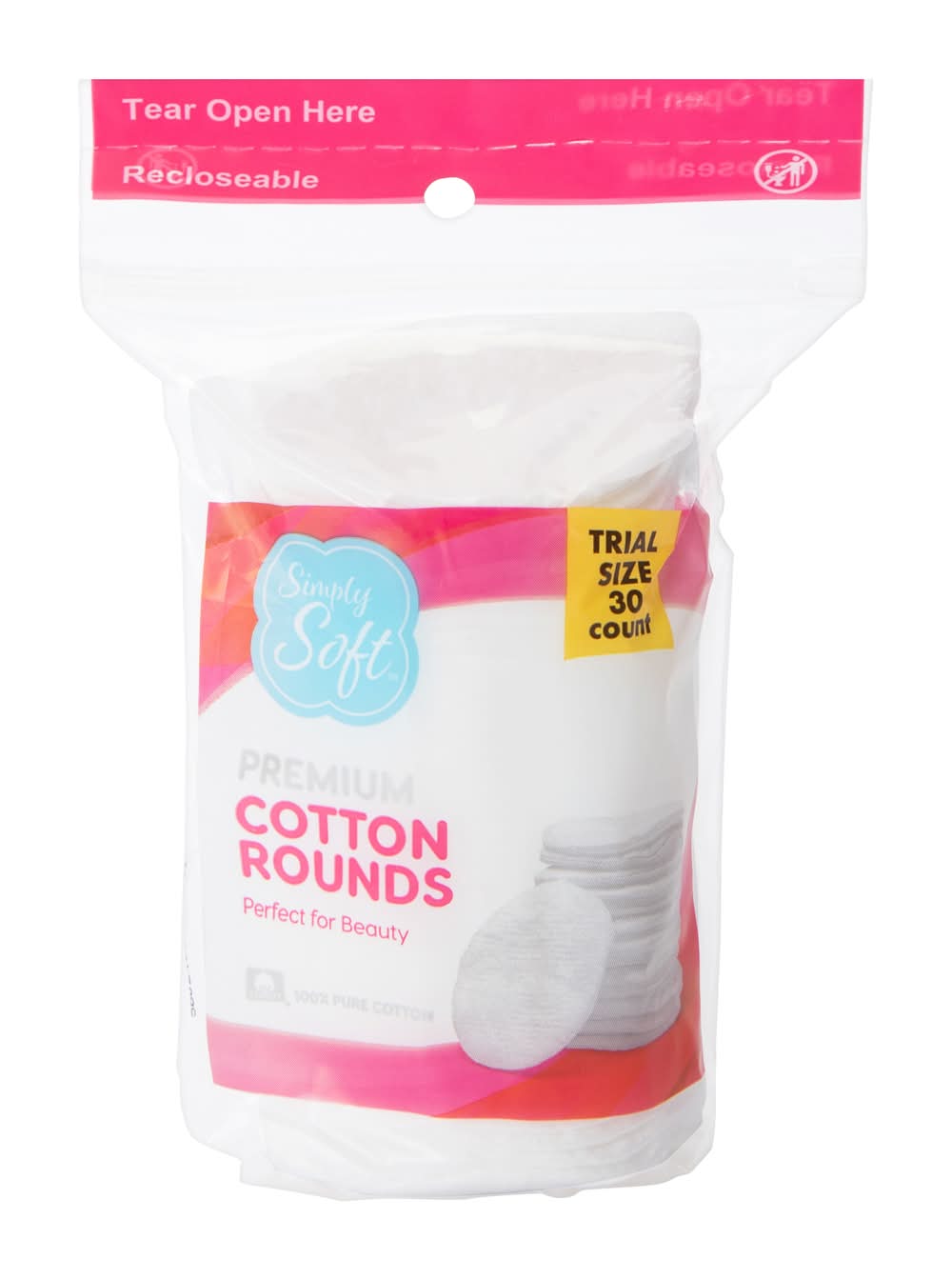 Simply Soft™ Cotton Rounds 30-Count