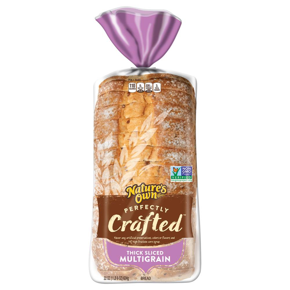 Nature's Own Perfectly Crafted Thick Sliced Multigrain Sandwich Bread (22 oz)