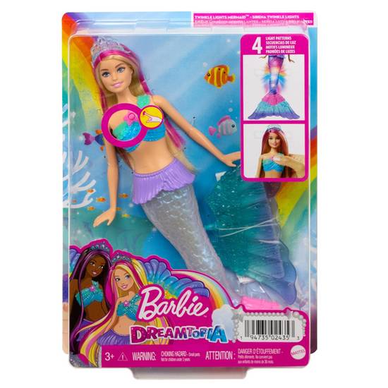 Barbie 2025 sirena luces