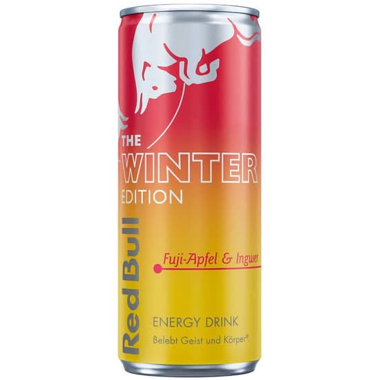 Red Bull Winter Edition Fuji-Apfel und Ingwer