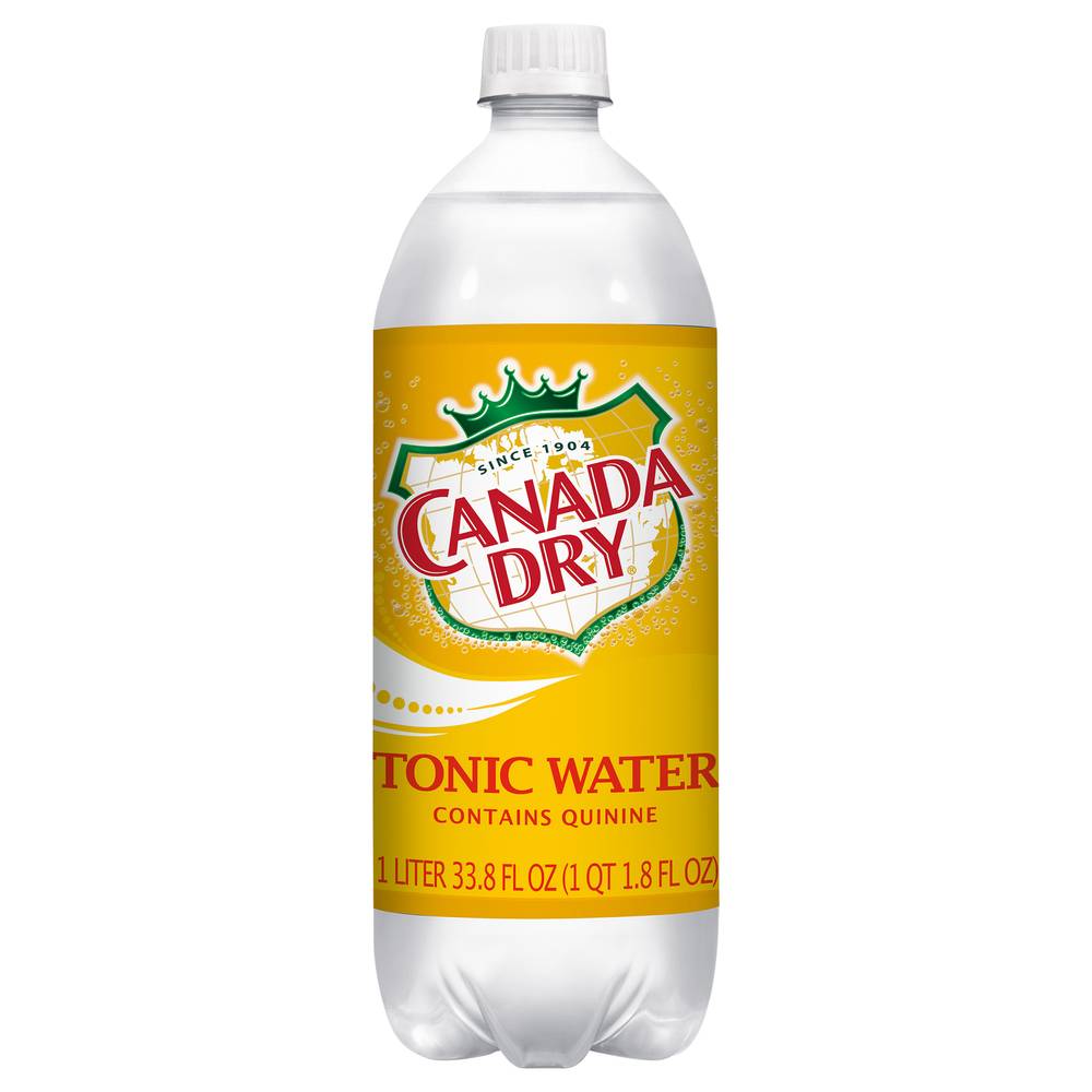 Canada Dry Tonic Water Contains Quninine (33.8 fl oz)