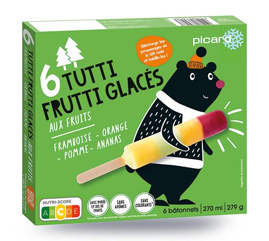 6 tutti frutti