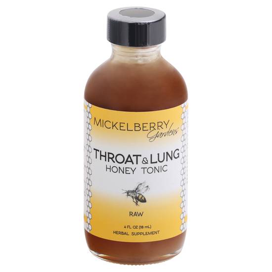 Mickelberry Gardens Throat and Lung Raw Honey Tonic