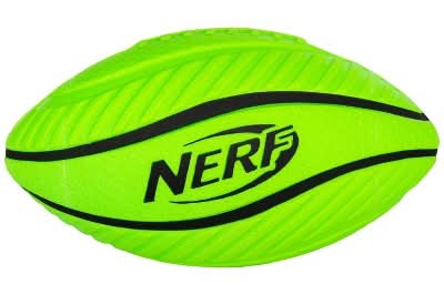 Nerf Foam Glow Football, 8.5 in, Green