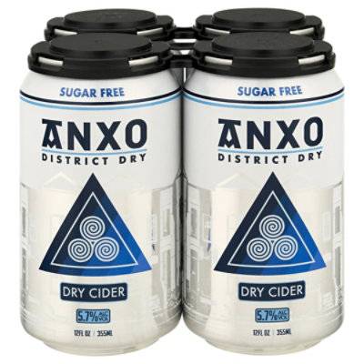 ANXO District Dry Cider (4 x 12 fl oz)