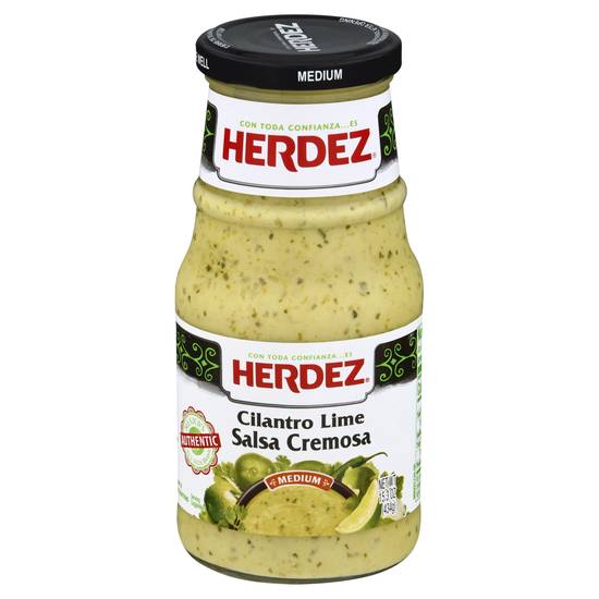Herdez Medium Cilantro Lime Creamy Sauce