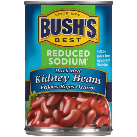 Bush's Best Reduced Sodium Dark Red Kidney Beans