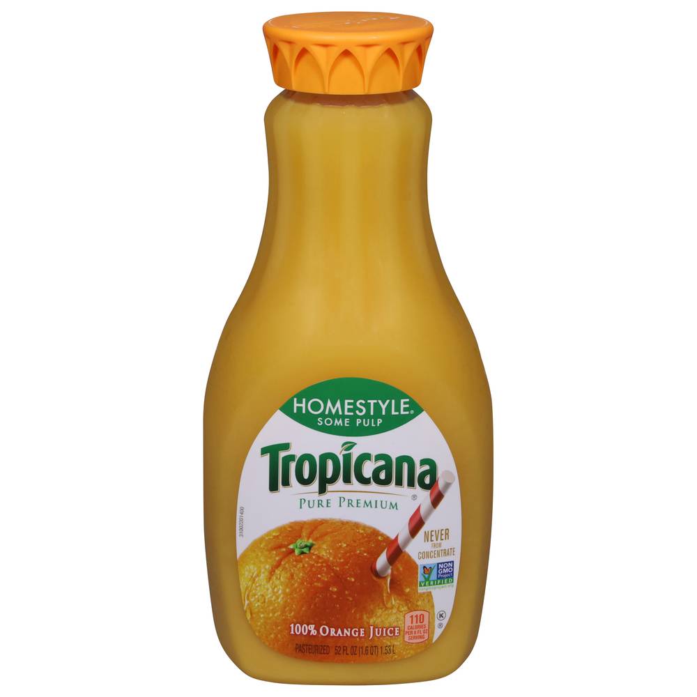 Tropicana Homestyle Some Pulp Juice (52 fl oz) (orange)