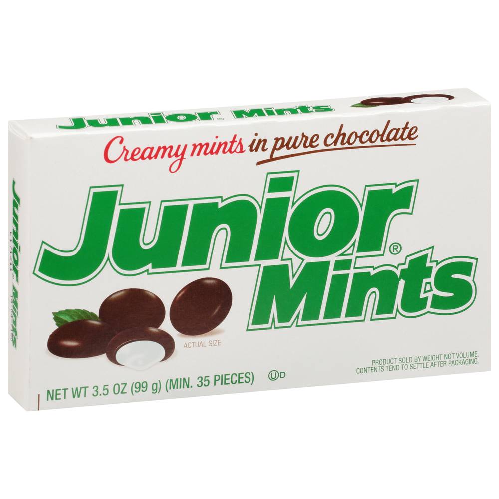 Junior Mints Creamy Mints in Pure Chocolate (3.5 oz, 35 ct)