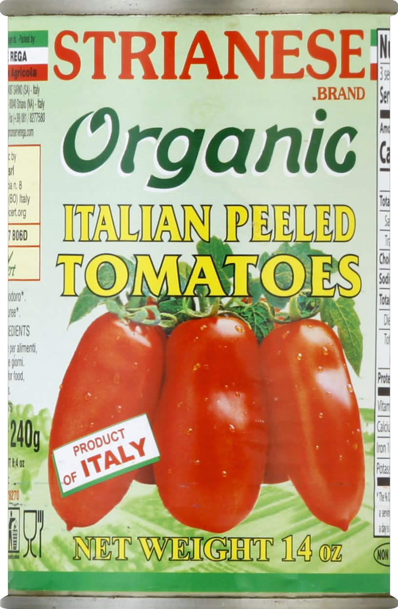 Strianese Organic Italian Peeled Tomatoes (14 oz)